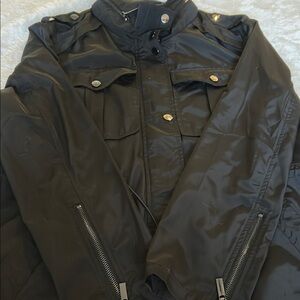 Badgley Mischka Black Military Jacket-excellent condition